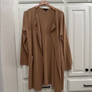 J. Crew Women's Camel Open Front Sweater Jacket